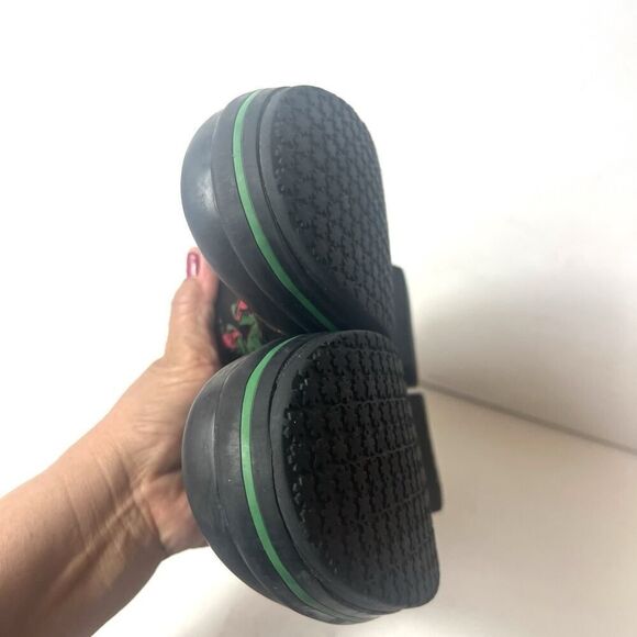 Dansko Glossy Frogs Print Synthetic Clog Womens EU 41 US 10.5-11 Comfort Slip On - Picture 7 of 11